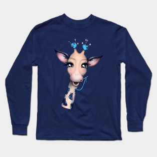 Pin Cushion Giraffe Long Sleeve T-Shirt